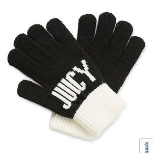 Juicy couture marching gloves and scarf set nwt